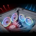 Case Fan 12cm Thermaltake SWAFAN 12 RGB TT Premium Edition White 3 pc(s)