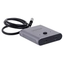 KVM Switch Unitek two-way USB-C, 2 in 1 out 4K