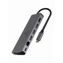 Docking Station Gembird A-CM-COMBO5-05 Type-C 5-in-1 (Hub, HDMI, PD, card reader, LAN)