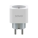 Smart Πρίζα Savio WI-FI 16A, AS-01, White