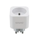 Smart Πρίζα Savio WI-FI 16A, AS-01, White