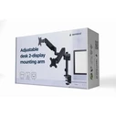Βάση Monitor Gembird MA-DA2P-01 2-display arm, 17"-32", up to 9 kg