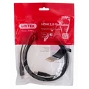 Καλώδιο HDMI Unitek HDMI CABLE 2.0 4K60HZ,FLAT,2M,C11063BK-2M