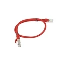 Καλώδιο Δικτύου Lanberg UTP CAT.5E 0.5M RED PCU5-10CC-0050-S