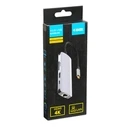 Docking Station iBox IUH3RJ4K 3.2 Gen 1 (3.1 Gen 1) Type-C Power Delivery 100W Silver