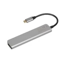 Docking Station iBox IUH3SL4K 3.2 Gen 1 (3.1 Gen 1) Type-C Power Delivery 100W Silver