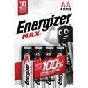 Αλκαλικές Μπαταρίες Energizer MAX AA LR6, 4 PIECES, ECO PACKAGING