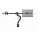 Βάση Monitor Gembird MA-DA3-03 for 3 monitors, 17-27, up to 6 kg