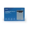 Θήκη για Σκληρό Δίσκο Savio 2.5" HDD/SSD USB 3.0, transparent, AK-66