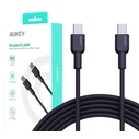 Καλώδιο USB Aukey CB-NCC2 Type-C Power Delivery PD 60W 3A 1.8m Nylon Black