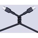 Καλώδιο USB Aukey CB-NCC2 Type-C Power Delivery PD 60W 3A 1.8m Nylon Black