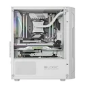 Κουτί Υπολογιστή Logic ARAMIS ARGB Mini USB 3.0 White