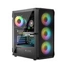 Κουτί Υπολογιστή Logic PORTOS ARGB MINIDI USB 3.0 Black