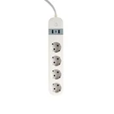 Πολύπριζο με USB Gembird TSL-PS-S4U-01-W Smart 4 AC outlet(s) Type E 1.5 m 3 3880 W White