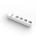 Πολύπριζο με USB Gembird TSL-PS-S4U-01-W Smart 4 AC outlet(s) Type E 1.5 m 3 3880 W White