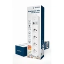 Πολύπριζο με USB Gembird TSL-PS-S4U-01-W Smart 4 AC outlet(s) Type E 1.5 m 3 3880 W White