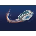 Σίδερο Ατμού Tefal Ultragliss Anti-Calc Plus FV6842E0 2800 W Blue, Silver