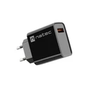Φορτιστής Πρίζας Natec MAINS RIBERA USB-A 18W Black