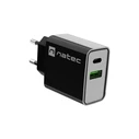 Φορτιστής Πρίζας Natec Network RIBERA USB-A+Type-C 20W PD