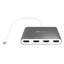 Docking Station J5create JCA366-N USB-C to 4-Port HDMI Multi-Monitor, Silver