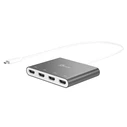 Docking Station J5create JCA366-N USB-C to 4-Port HDMI Multi-Monitor, Silver