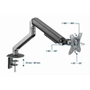 Βάση Monitor Gembird MA-DA1-05 Desk adjustable 17”-32”, up to 9 kg, space Grey