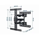 Βάση Τηλεόραση Gembird WM-65ST-01 Full-motion wall, 32”-65” (36 kg)