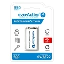 Επαναφορτιζόμενη Μπαταρίες Everactive 6F22/9V Li-ion 550 mAh with USB TYPE C