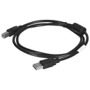 Καλώδιο USB Lanberg CA-USBA-11CC-0010-BK 1 m 2.0 Type-B Black