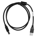 Καλώδιο USB Lanberg CA-USBA-11CC-0010-BK 1 m 2.0 Type-B Black
