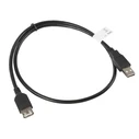 Καλώδιο USB Lanberg CA-USBE-10CC-0007-BK 0.7 m USB 2.0 Type-A Black