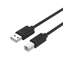 Καλώδιο USB Unitek Y-C420GBK 3 m USB 2.0 Type-A Type-B Black