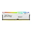 Μνήμη RAM Σταθερού DDR5 128GB Kingston Technology FURY Beast 5600MT/s CL40 DIMM (Kit of 4) White RGB XMP