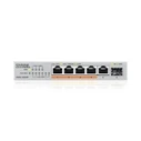 Network Switch Zyxel XMG-105HP Unmanaged 2.5G (100/1000/2500) (PoE) Silver