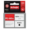 Μελάνι Συμβατό Activejet AC-560NX for Brother, Canon PG-560XL; Supreme; 22 ml; Black