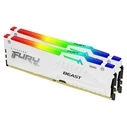Μνήμη RAM Σταθερού DDR5 32GB Kingston Technology FURY Beast 6000MT/s CL40 DIMM (Kit of 2) White RGB XMP