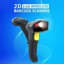 Barcode Scanner Qoltec 50856 Wireless 1D 2D, 2.4GHz