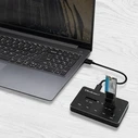 Docking Station Σκληρών Δίσκων Qoltec 50310 2x SSD M.2 SATA, NGFF, USB Type C