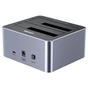 Docking Station Σκληρών Δίσκων Unitek CLONING 2X SATA 2.5" 3.5" USBC 10GB