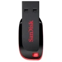 USB Flash 128GB SanDisk Cruzer Blade Type-A 2.0 Black, Red