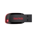 USB Flash 128GB SanDisk Cruzer Blade Type-A 2.0 Black, Red
