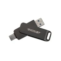 USB Flash 256GB Patriot Rage R550 100 MB/S USB A+C Swivel Design (PE256GR550DSAD) Black