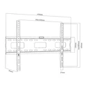 Βάση Τηλεόρασης Maclean MC-419 Wall Mount 32"-100" VESA 600x400 45kg