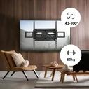 Βάση Τηλεόρασης Maclean MC-423 Full Motion Wall 43"-100" 80kg max 800x600