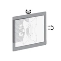 Βάση Τηλεόρασης Maclean MC-501A Wall TV Bracket 23-42" uo to 30kg vesa 200x200 Black