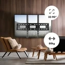Βάση Τηλεόρασης Maclean TV MC-421 Wall Mount 32"-90" VESA 600x400 80kg