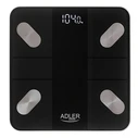 Ζυγαριά Μπάνιου Electronic Adler AD 8186 Black