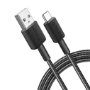 Καλώδιο USB Anker 322 1.8 m Type-A Type-C Black
