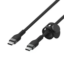 Καλώδιο USB Belkin BOOST^CHARGE PRO Flex 3 m USB 2.0 Type-C Black
