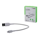 Καλώδιο USB Belkin CAA002BT0MWH lightning 0.15 m White